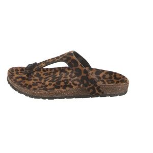 Saint Laurent Calf Hair Leopard slides size 9